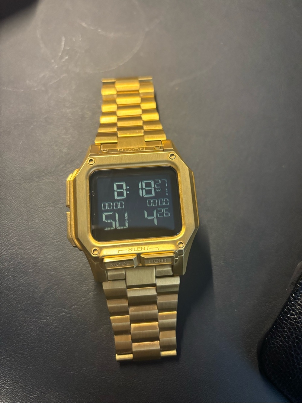 Nixon Regulus SS Digital Stainless Steel Watch - Gold